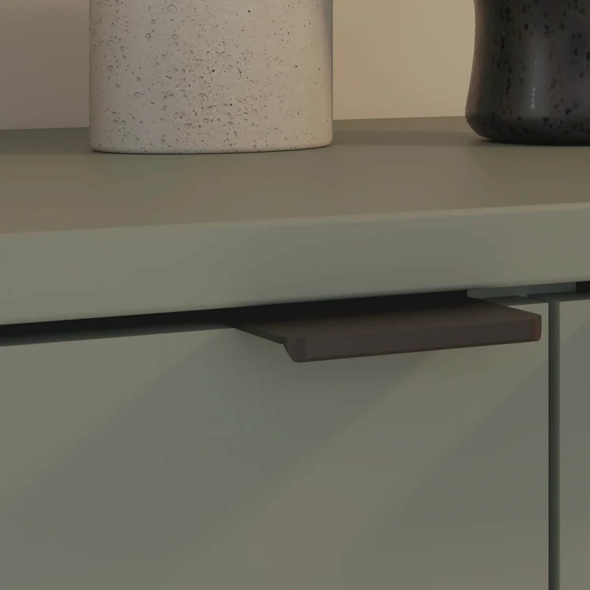 Ganymede TV Unit with Open Shelf, 2 Drawers & 2 Doors - Sage Green – image 24