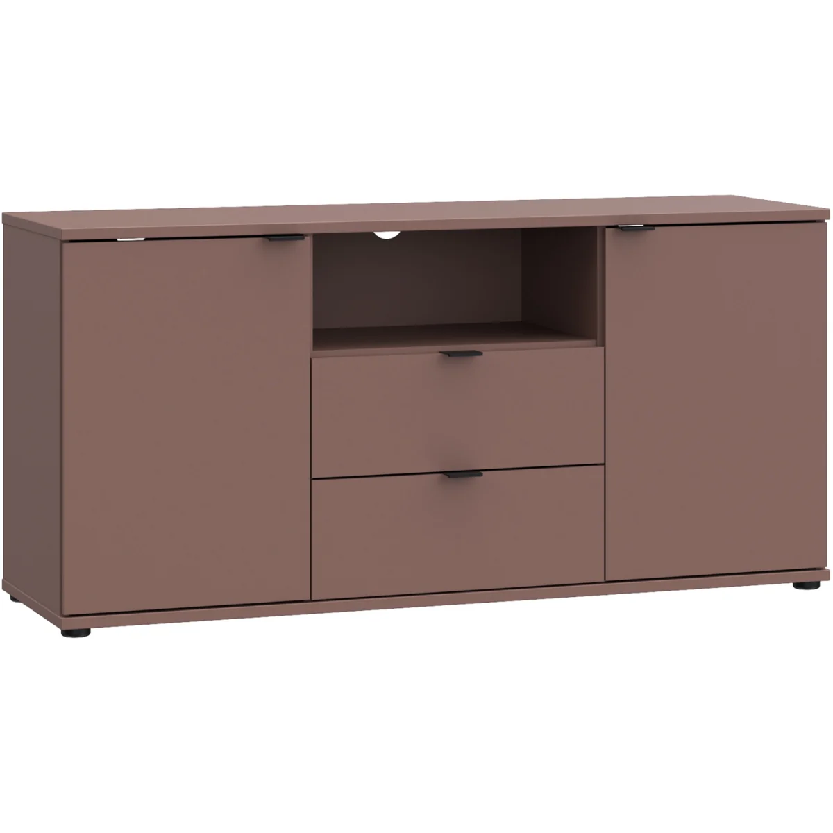 Ganymede TV Unit with Open Shelf, 2 Drawers & 2 Doors - Sage Green – image 27