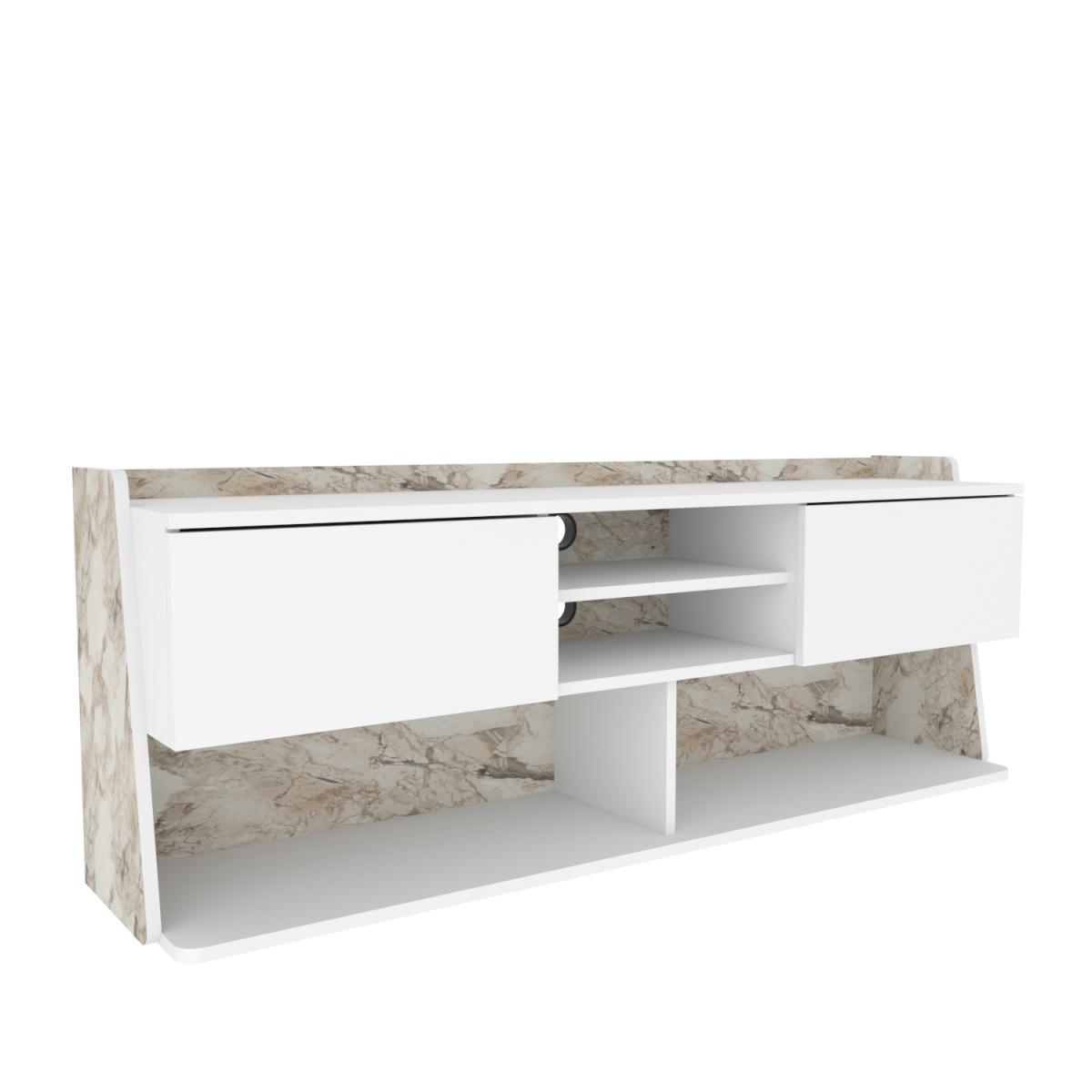 Picas 160cm Modern Media Stand for Tvs up to 72" - White – image 3