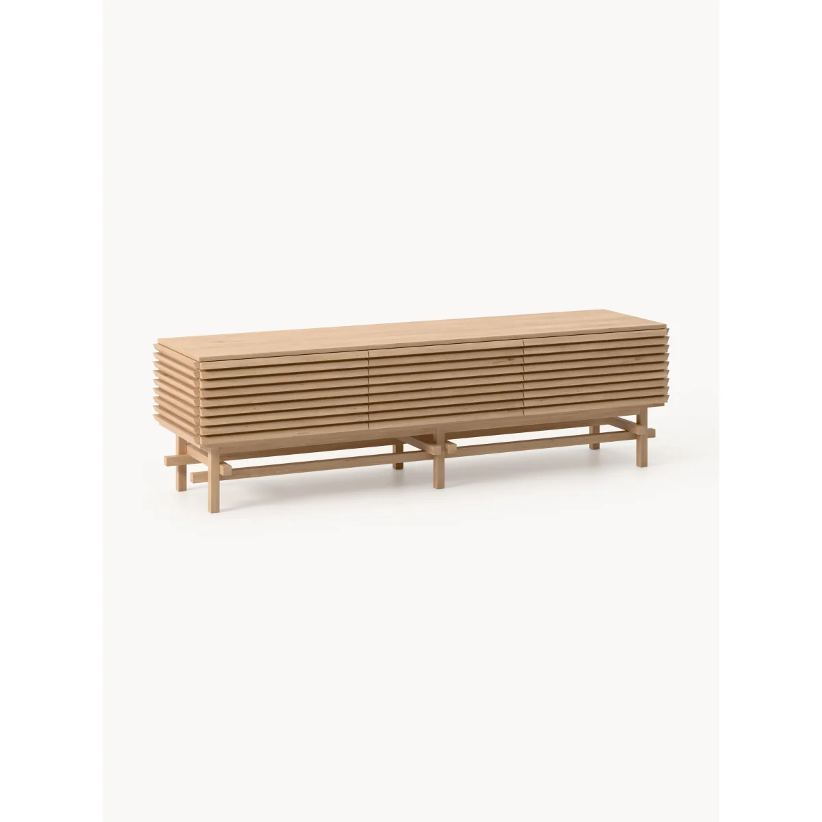 Small Oak Wood Lowboard Pierce – image 2