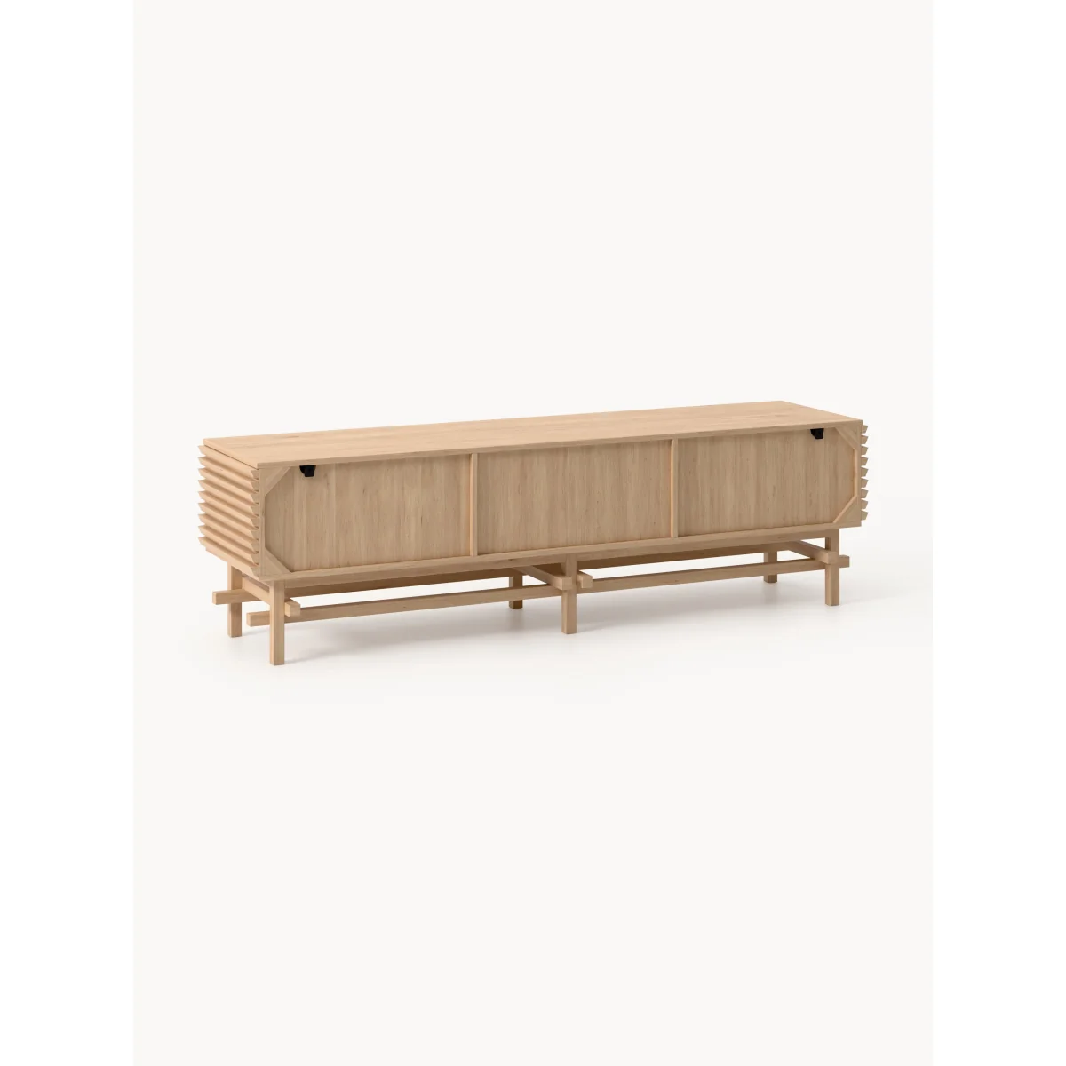Small Oak Wood Lowboard Pierce – image 5
