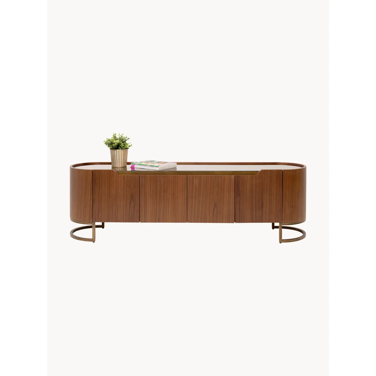 Walnut Wood Lowboard Giorgio – image 4