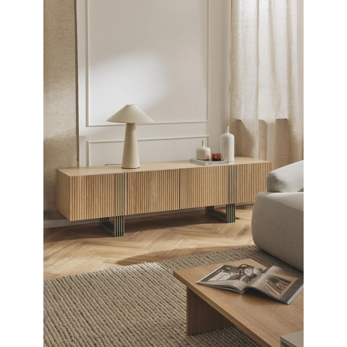Wooden Lowboard Ross – image 2