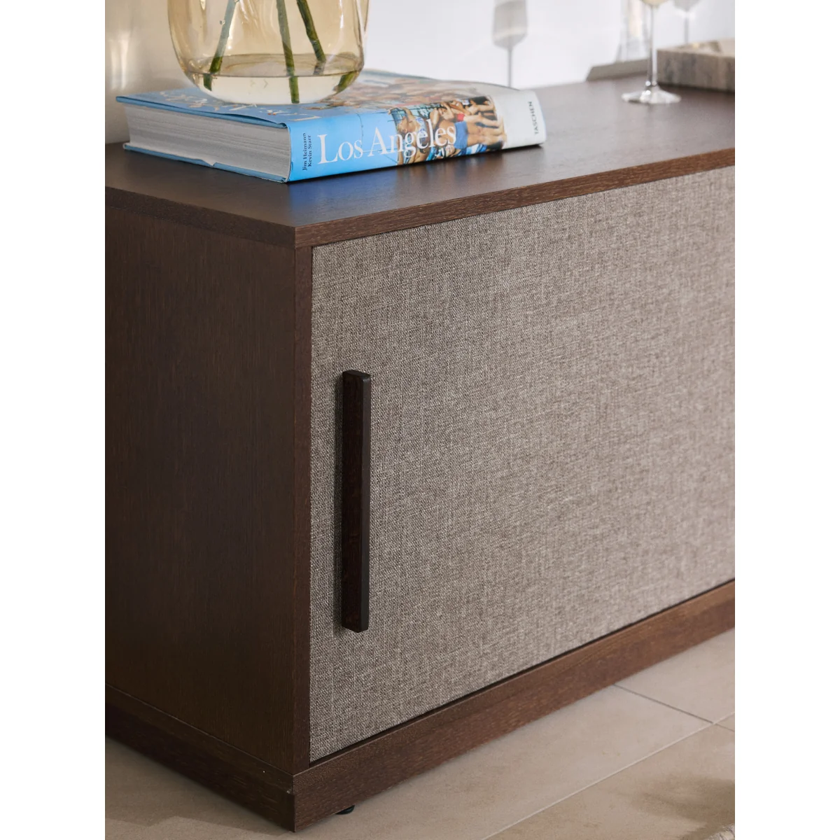 Wooden TV Stand Wisp with Upholstered Front – image 10