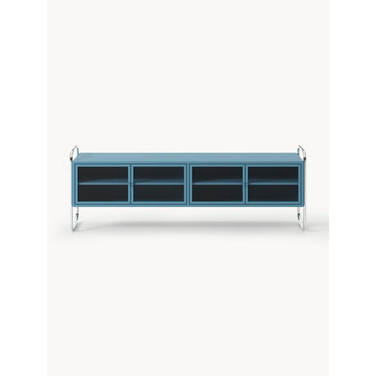 Metal Lowboard Robyn with Glass Front – image 2