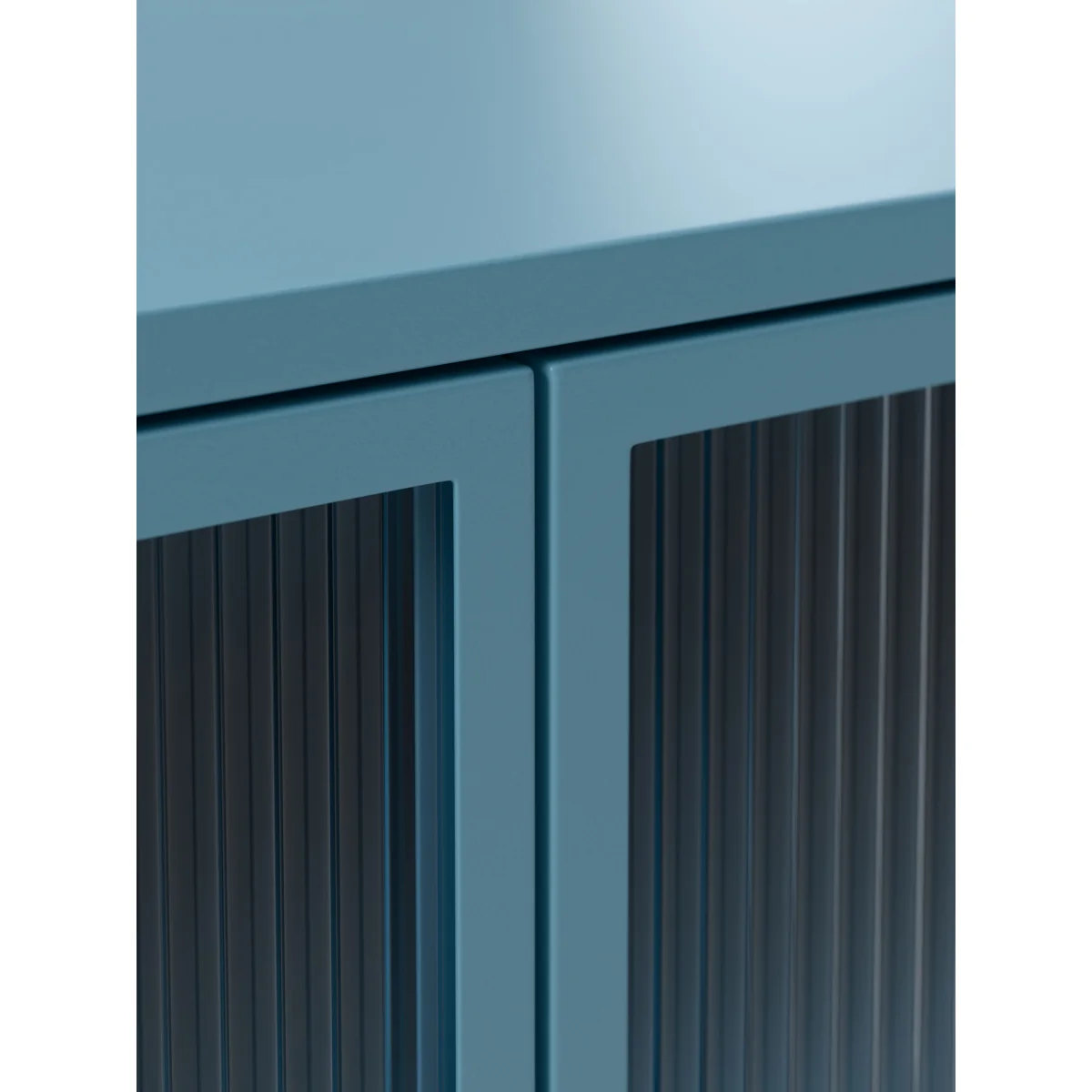 Metal Lowboard Robyn with Glass Front – image 6