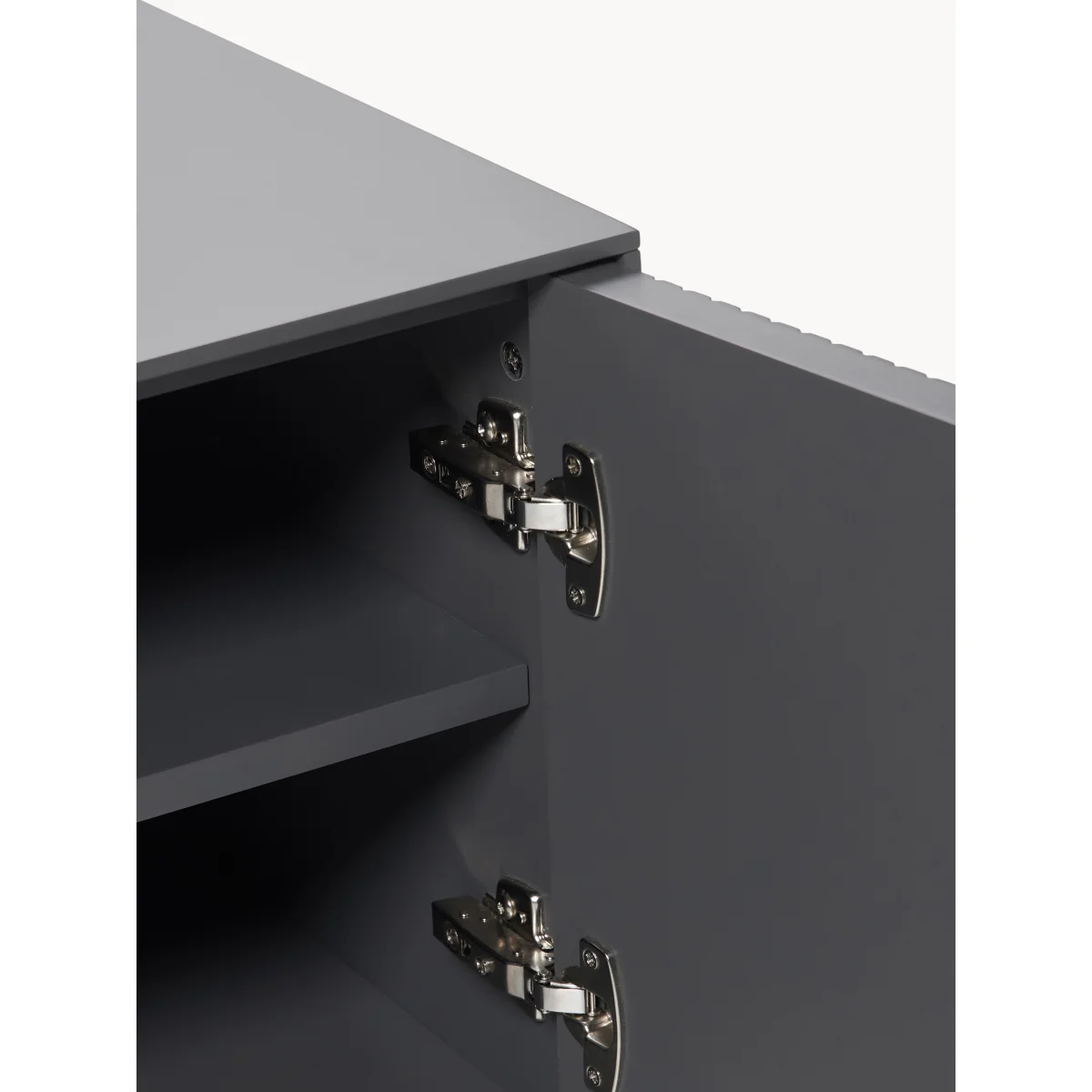 Wall-Mounted Lowboard Shea with Ribbed Front – image 6