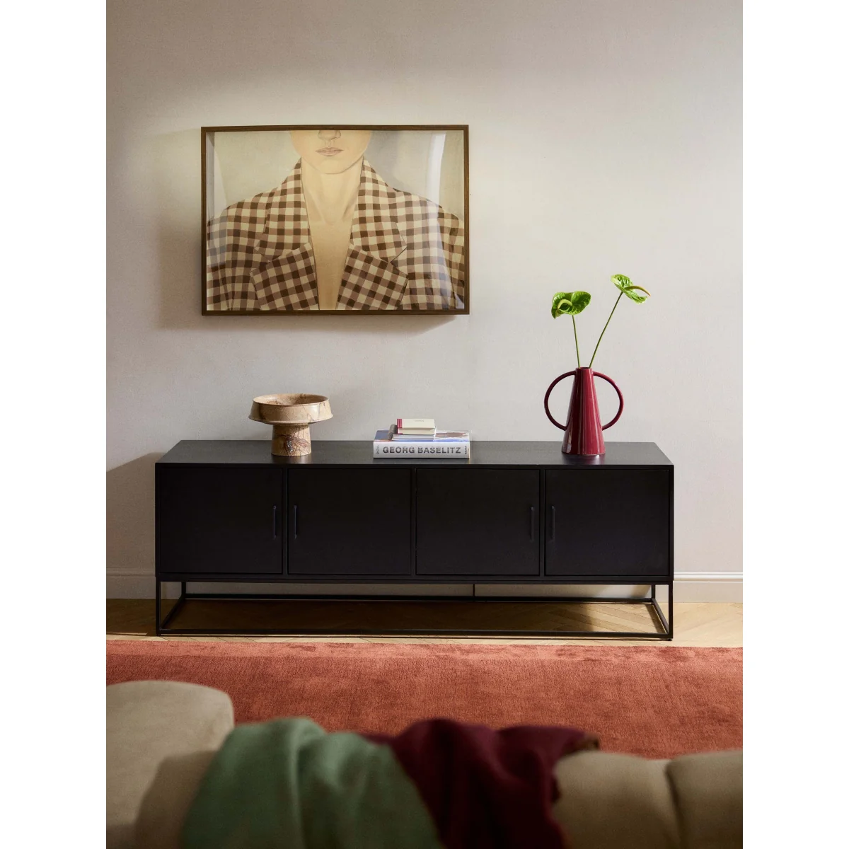 Mango Wood Lowboard Lyle with Doors – image 8