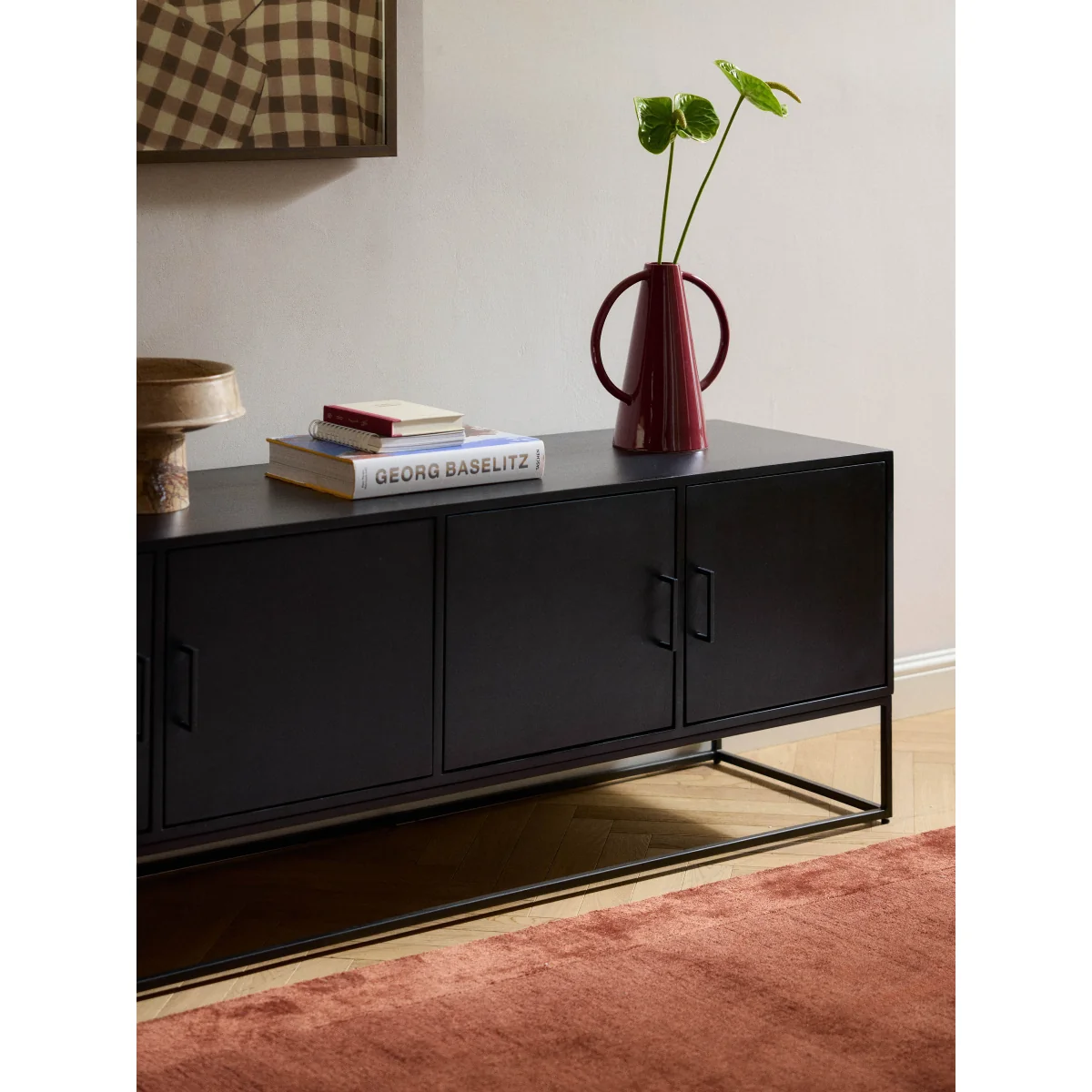 Mango Wood Lowboard Lyle with Doors – image 9