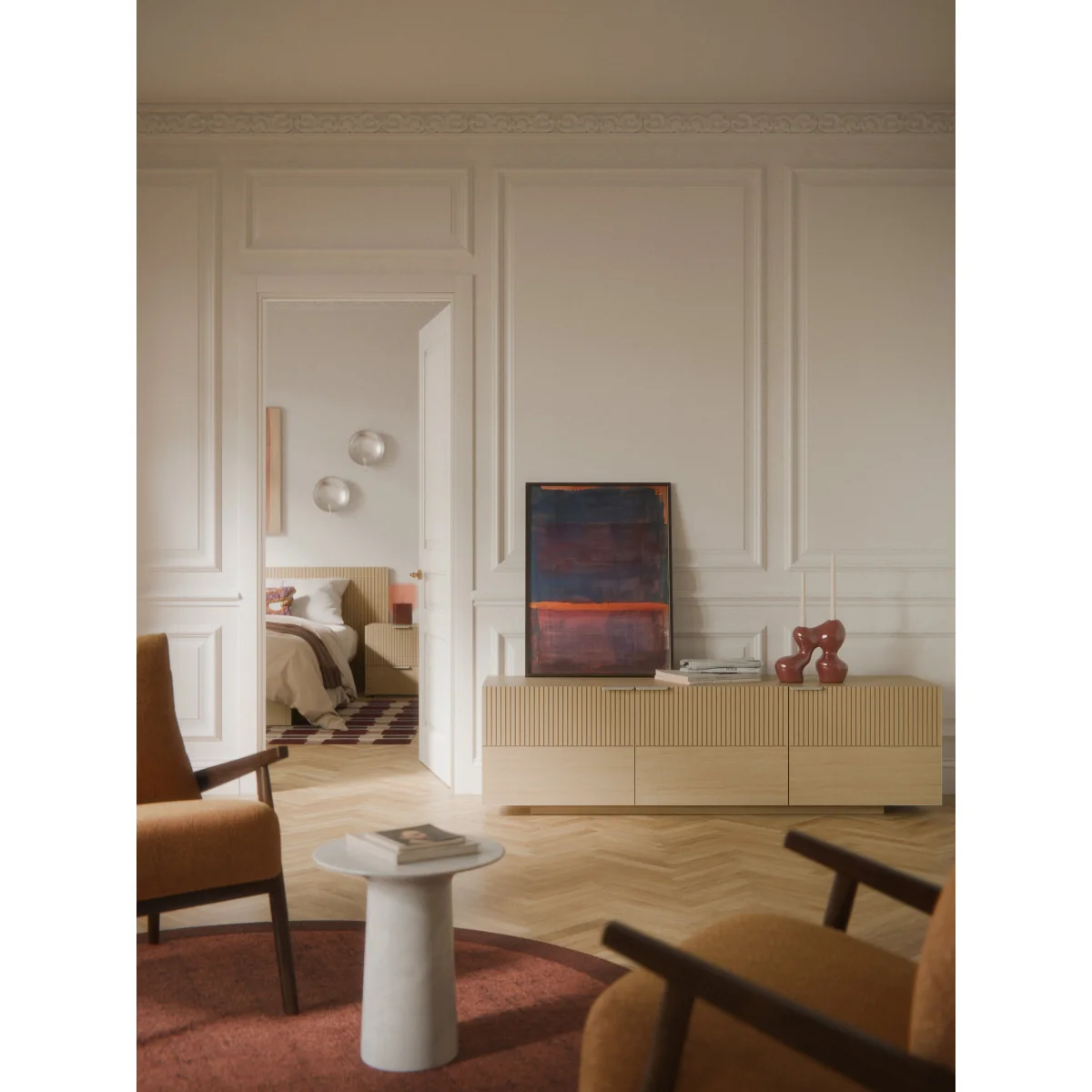 Wooden Lowboard Sato – image 7