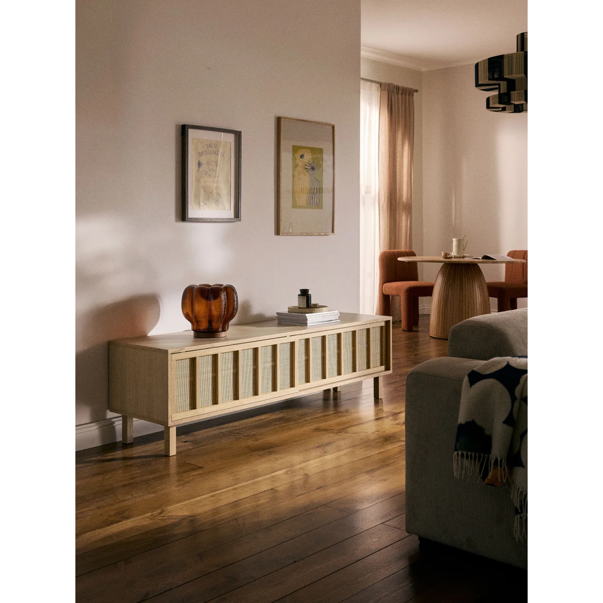 TV Stand Echo with Rattan Fronts – image 10