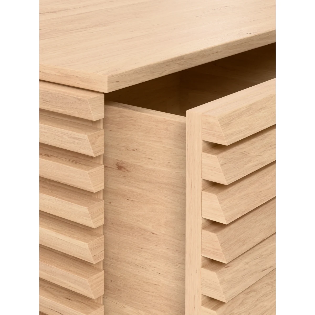 Large Oak Wood Lowboard Pierce – image 6