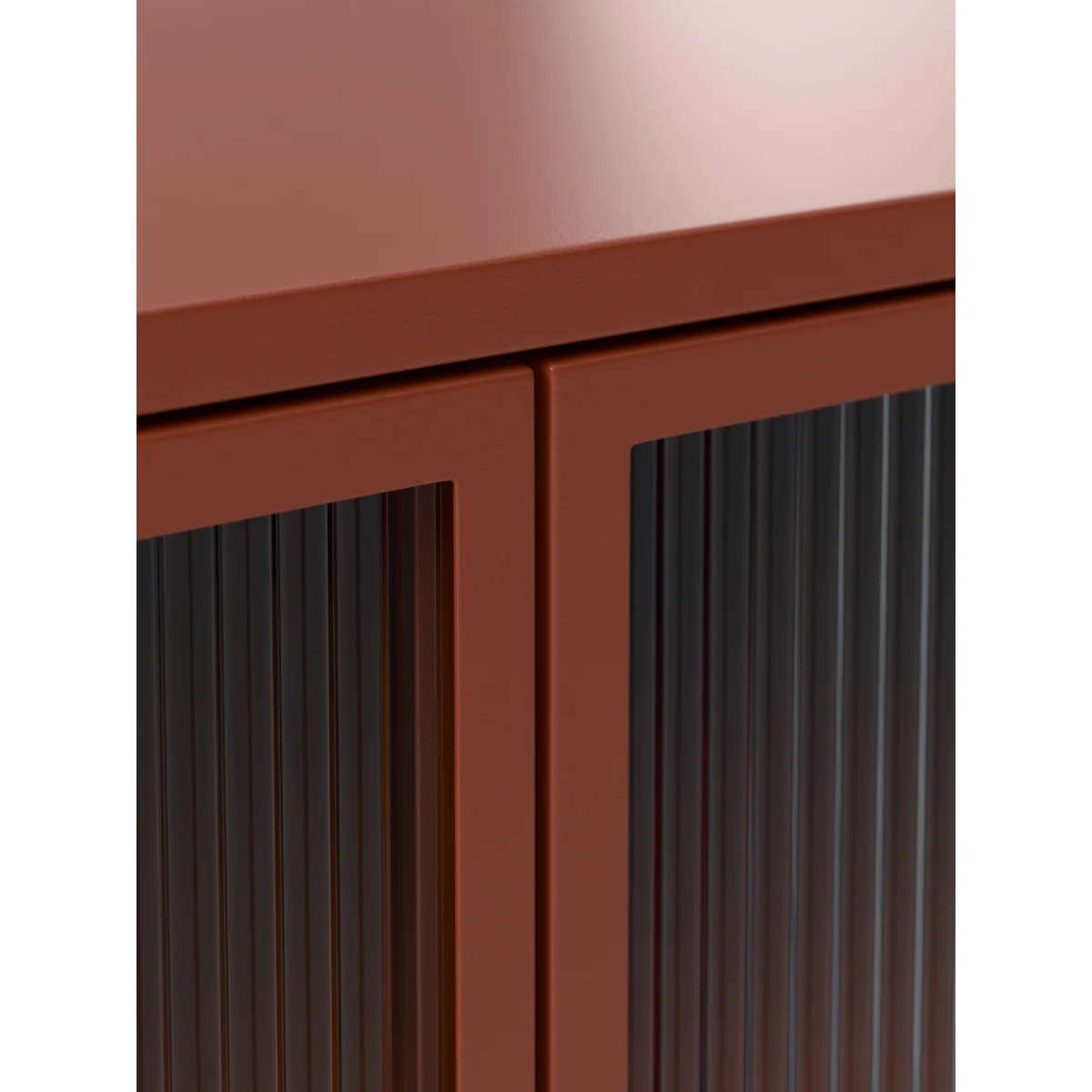 Metal Lowboard Robyn with Glass Front – image 6