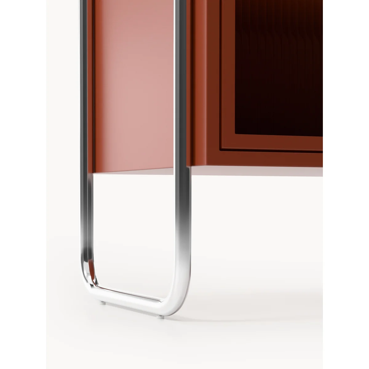 Metal Lowboard Robyn with Glass Front – image 7