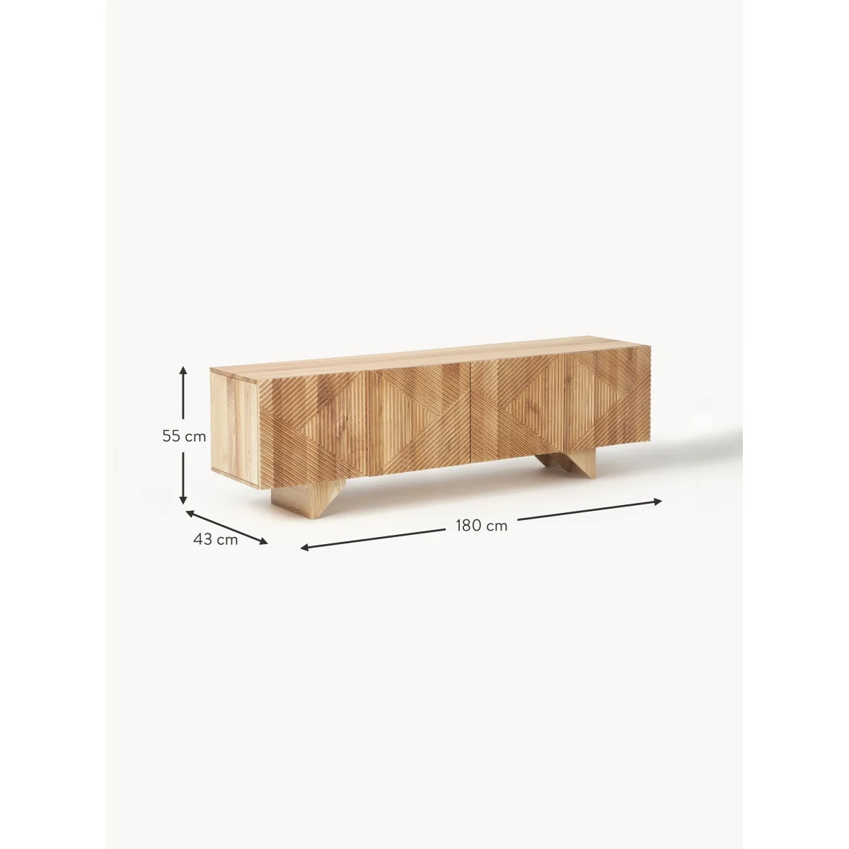 Ash Wood Lowboard Louis – image 10