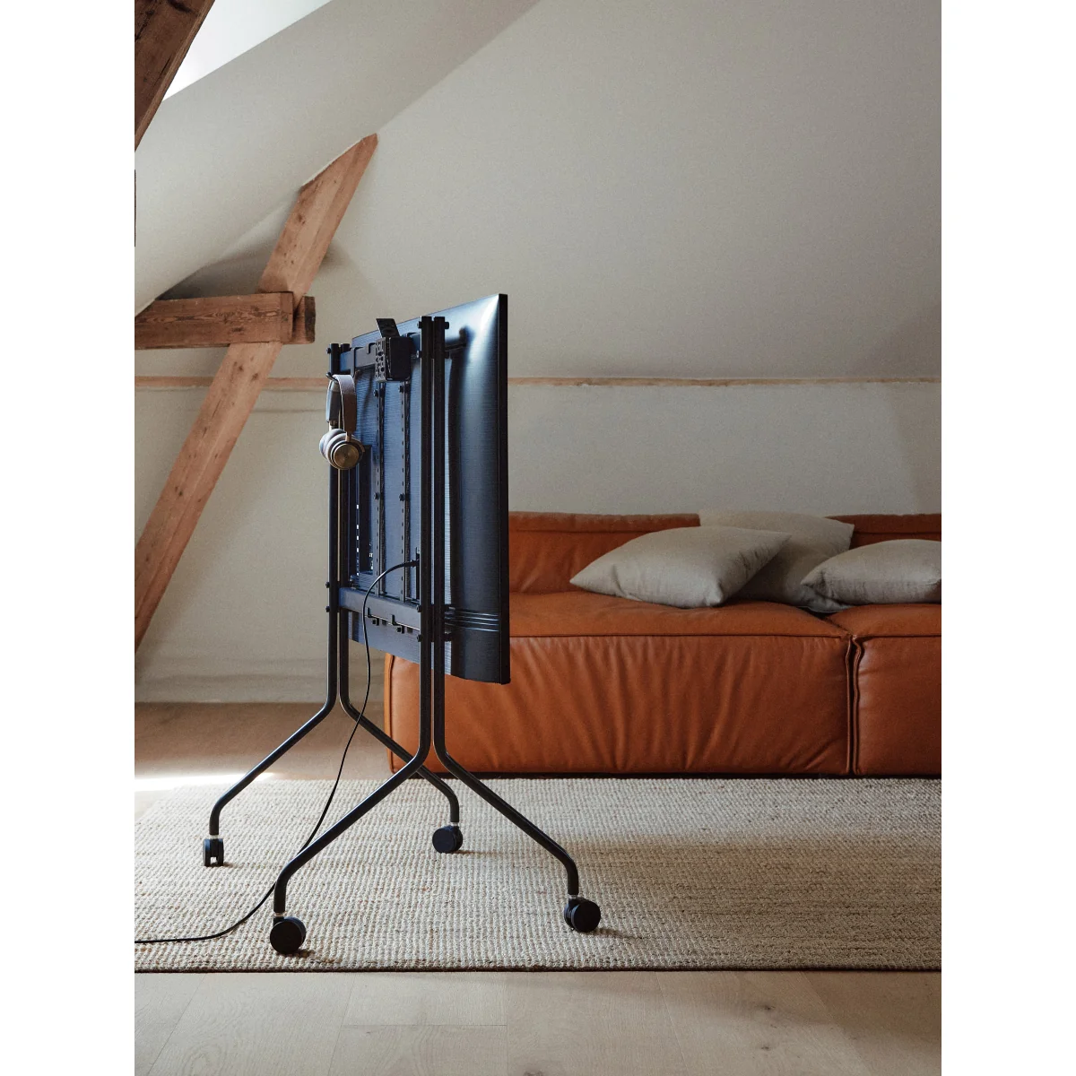 TV Stand Moon Rollin' Tall with Wheels – image 5