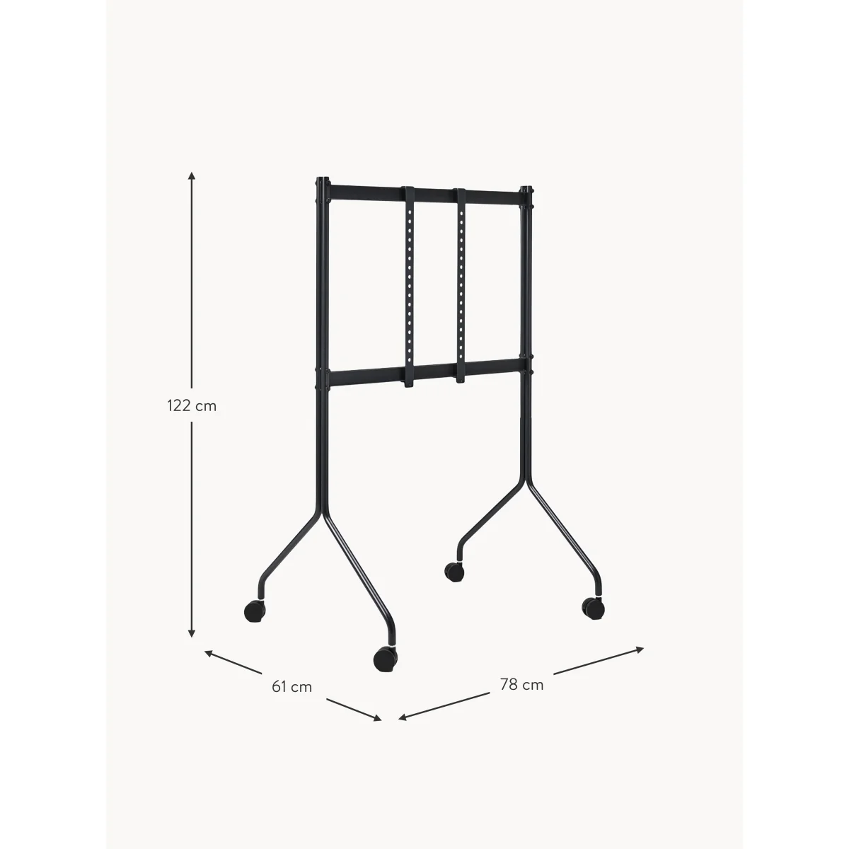 TV Stand Moon Rollin' Tall with Wheels – image 6