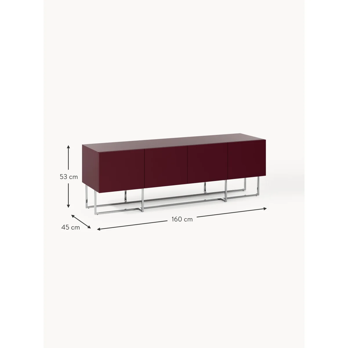 Wooden TV Lowboard Joe – image 7