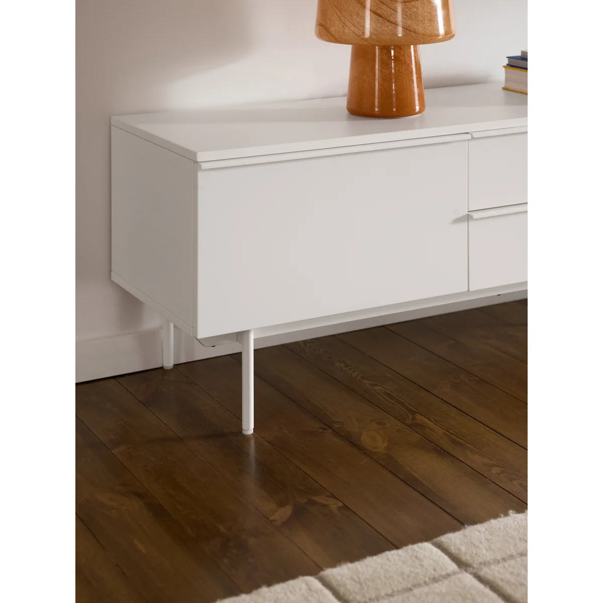 Large Wooden Lowboard Elona – image 9