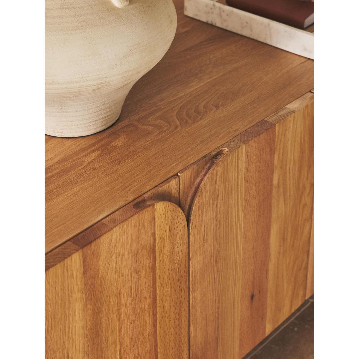 Oak Wood TV Lowboard Cadi – image 3