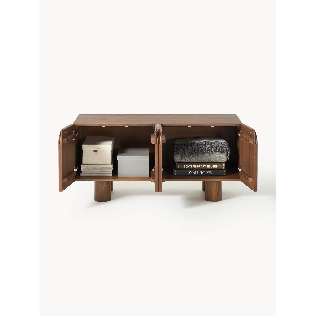 Oak Wood TV Lowboard Cadi – image 5