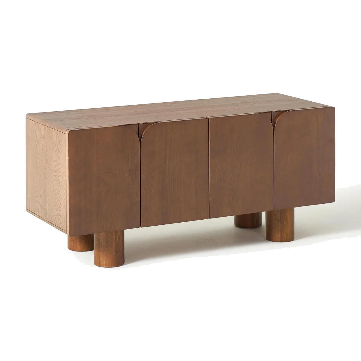 Oak Wood TV Lowboard Cadi – image 1