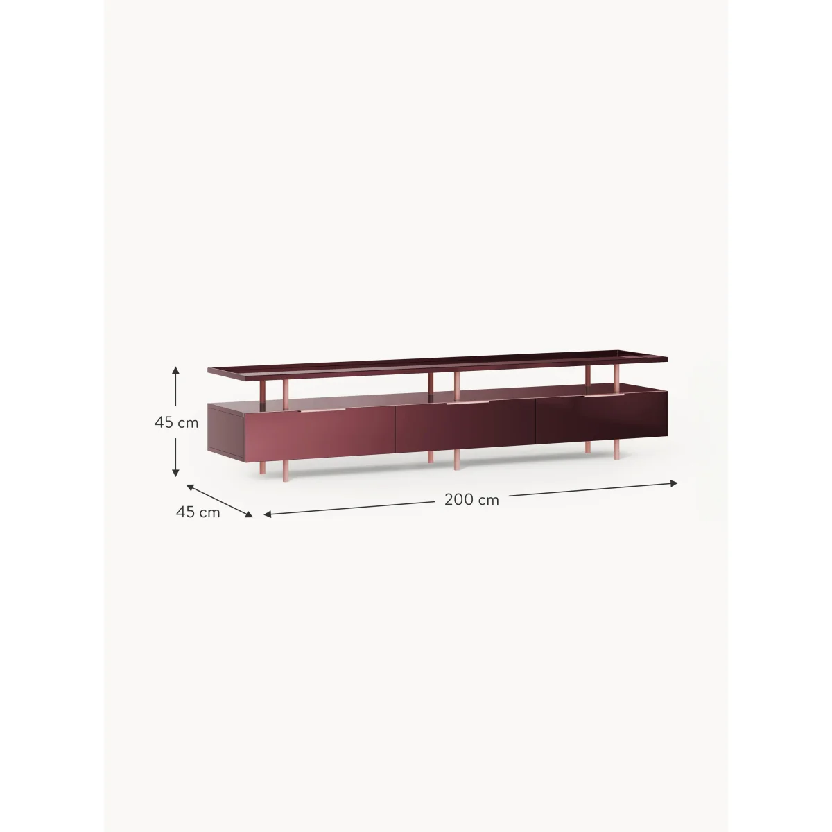 High-Gloss Lowboard Lennie – image 10