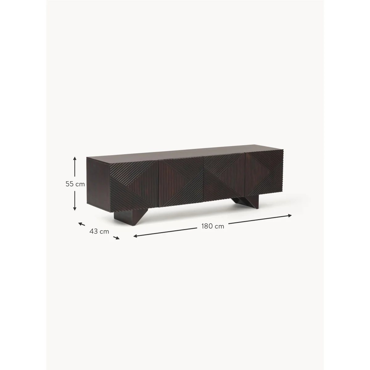 Mango Wood Lowboard Louis – image 11