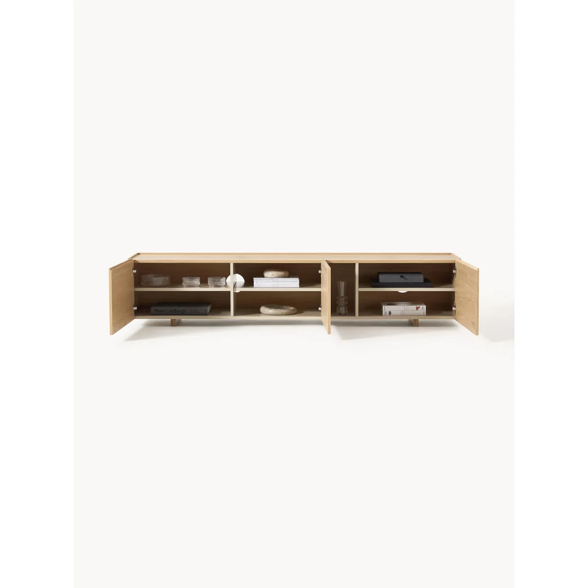 Wooden TV Lowboard Larsen – image 4
