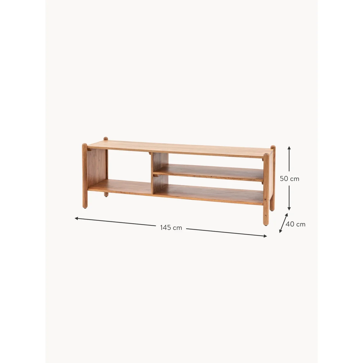 Acacia Wood Lowboard Cannes – image 6