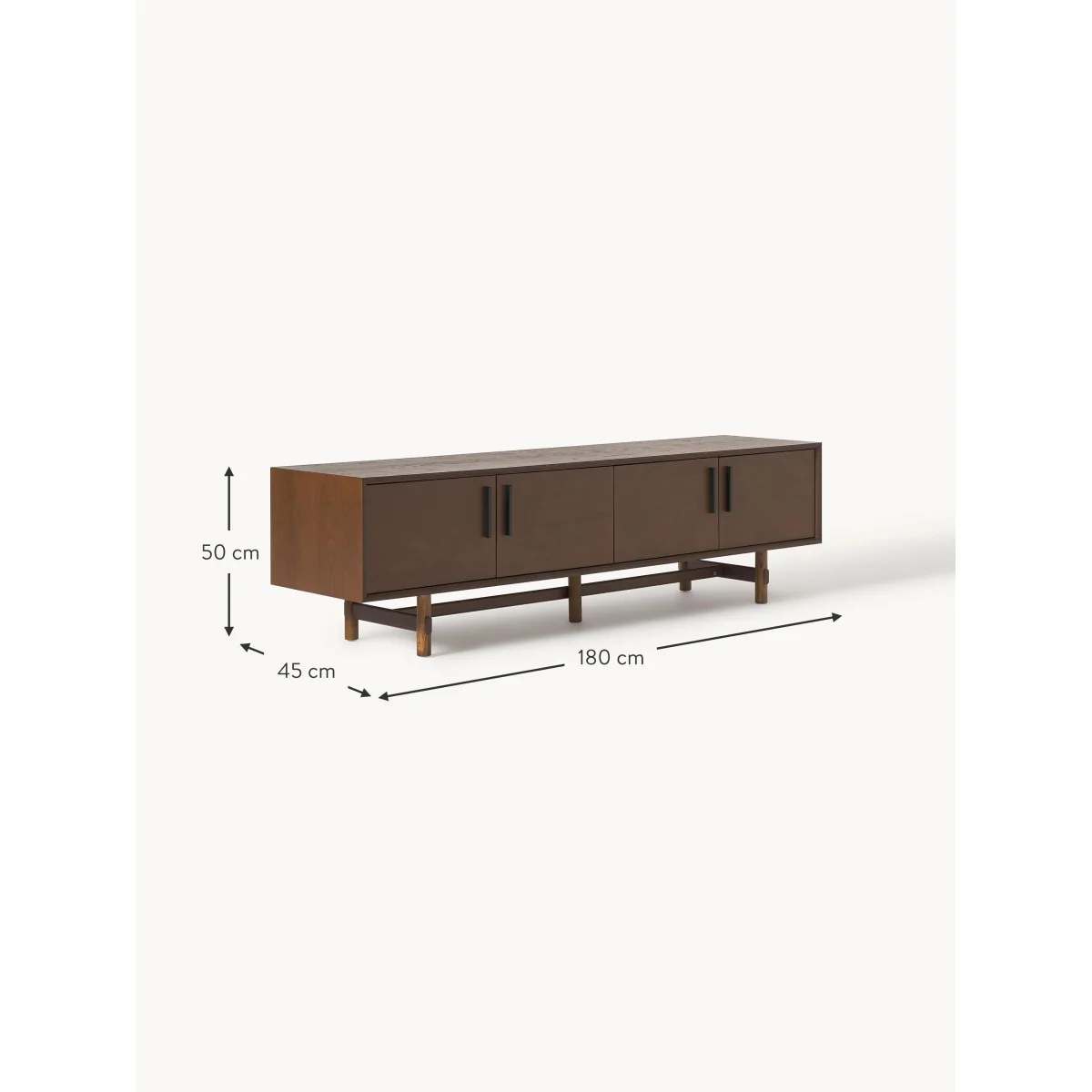 Oak Wood Lowboard Diana – image 10
