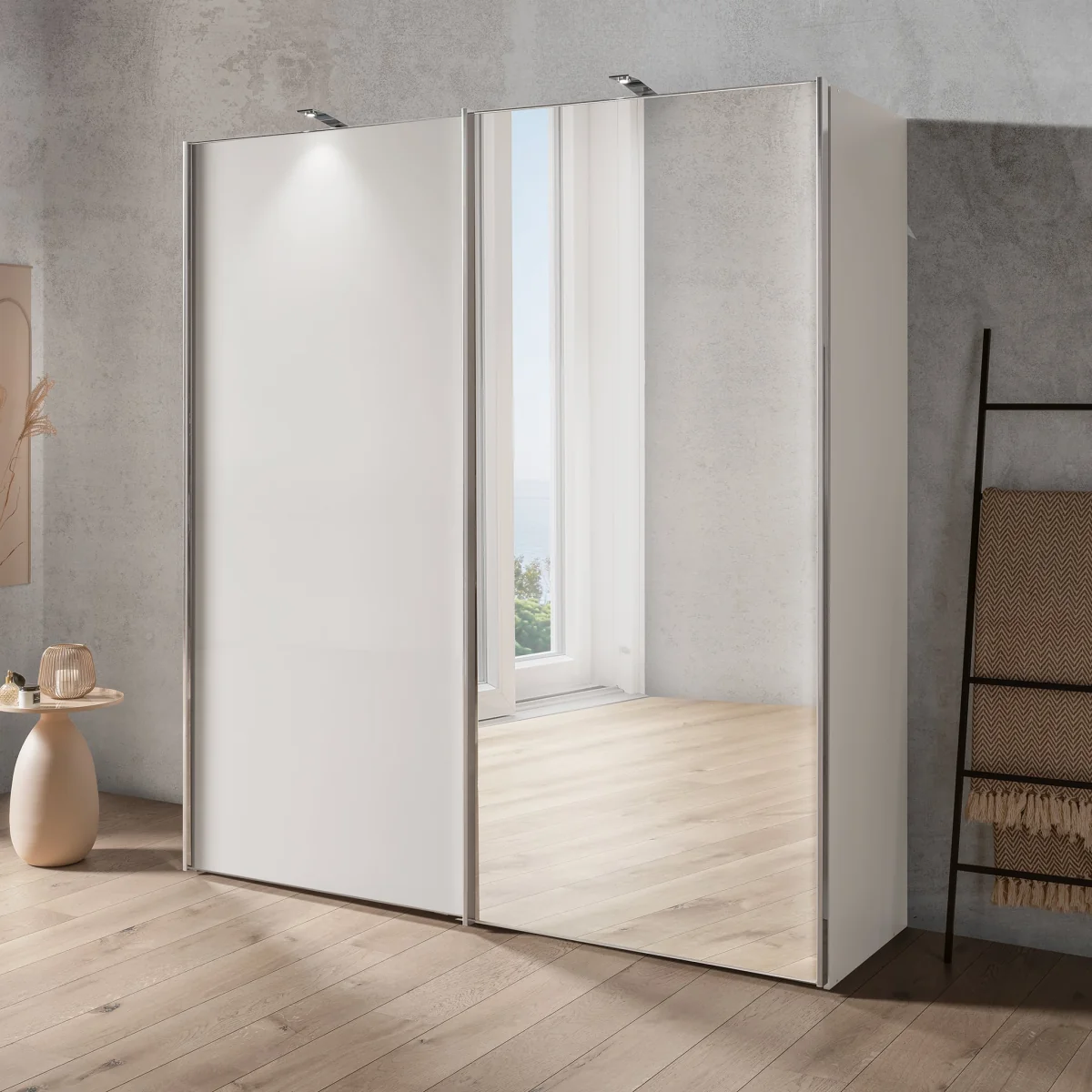Miami-Plus 2 Door Wardrobe, White