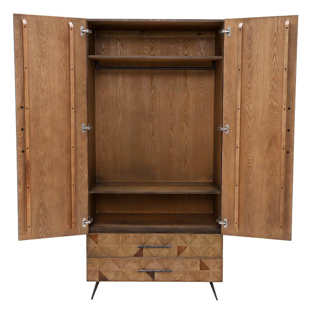 Valle Wardrobe Oak Wood | Barker & Stonehouse – image 3