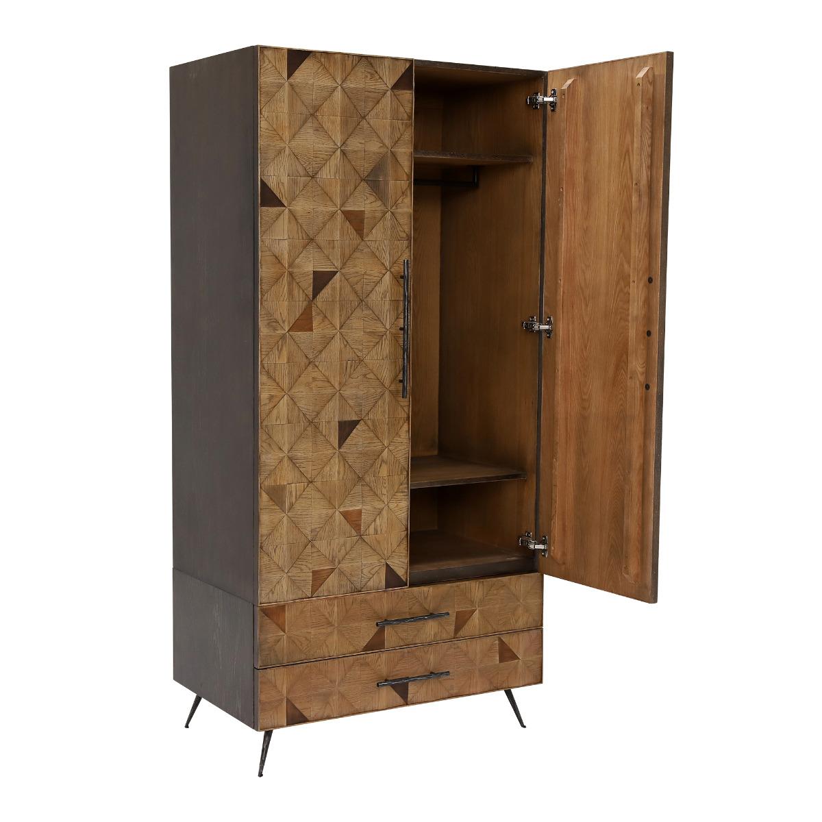 Valle Wardrobe Oak Wood | Barker & Stonehouse – image 4