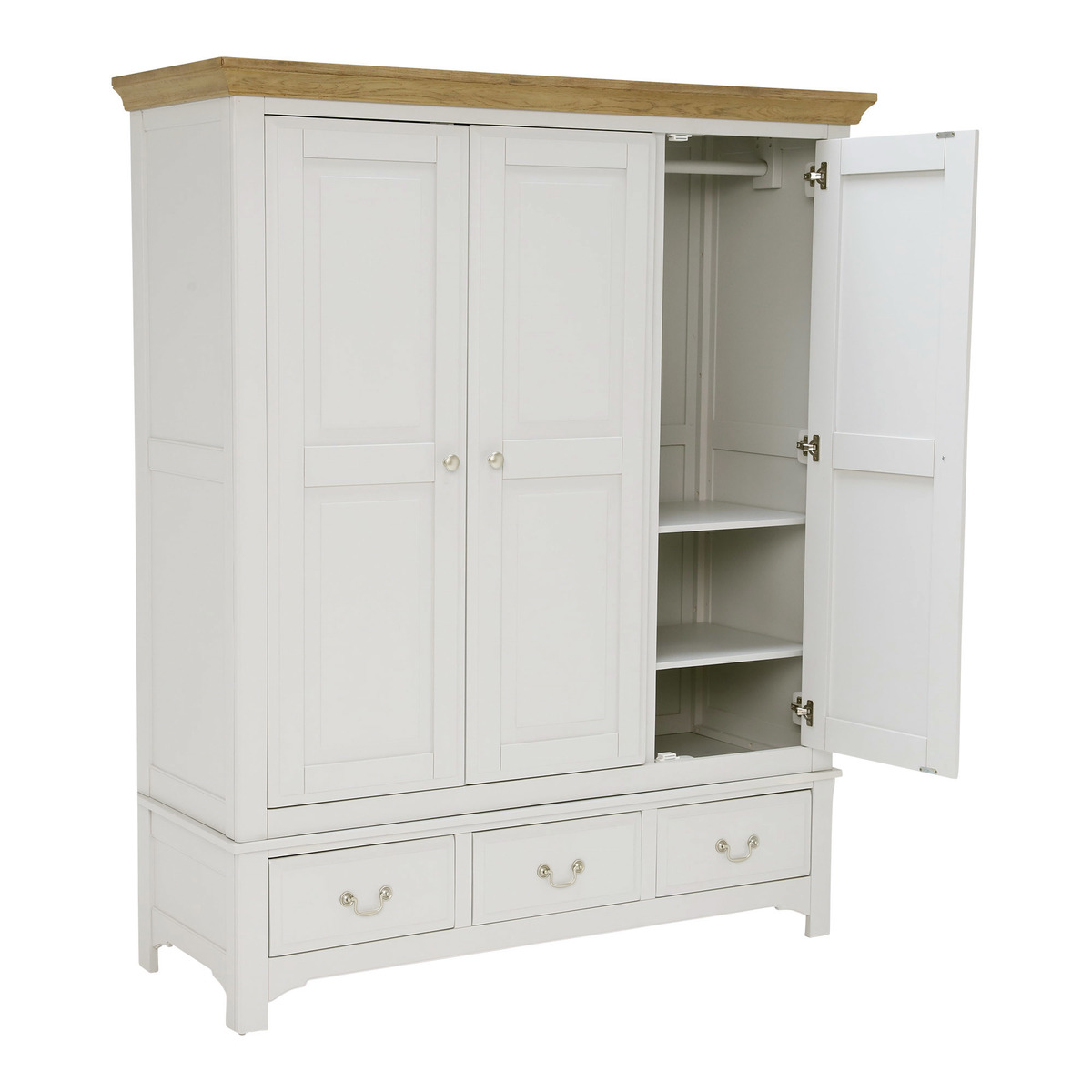 Somerton Triple Wardrobe with Drawer – image 6