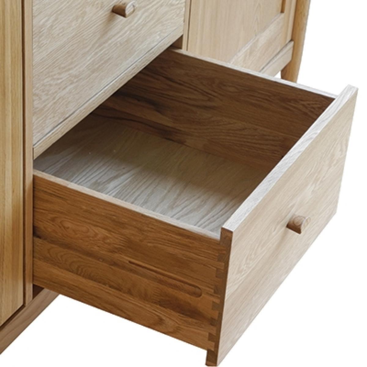 Ercol Teramo 3 Door Wardrobe, Oak – image 3