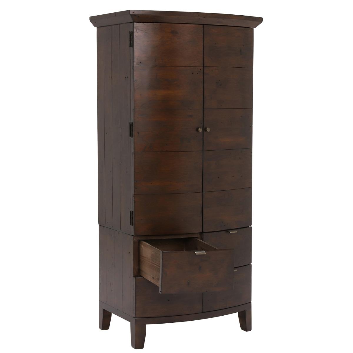 Navajos Reclaimed Wood Small Wardrobe, Brown | Barker & Stonehouse – image 6