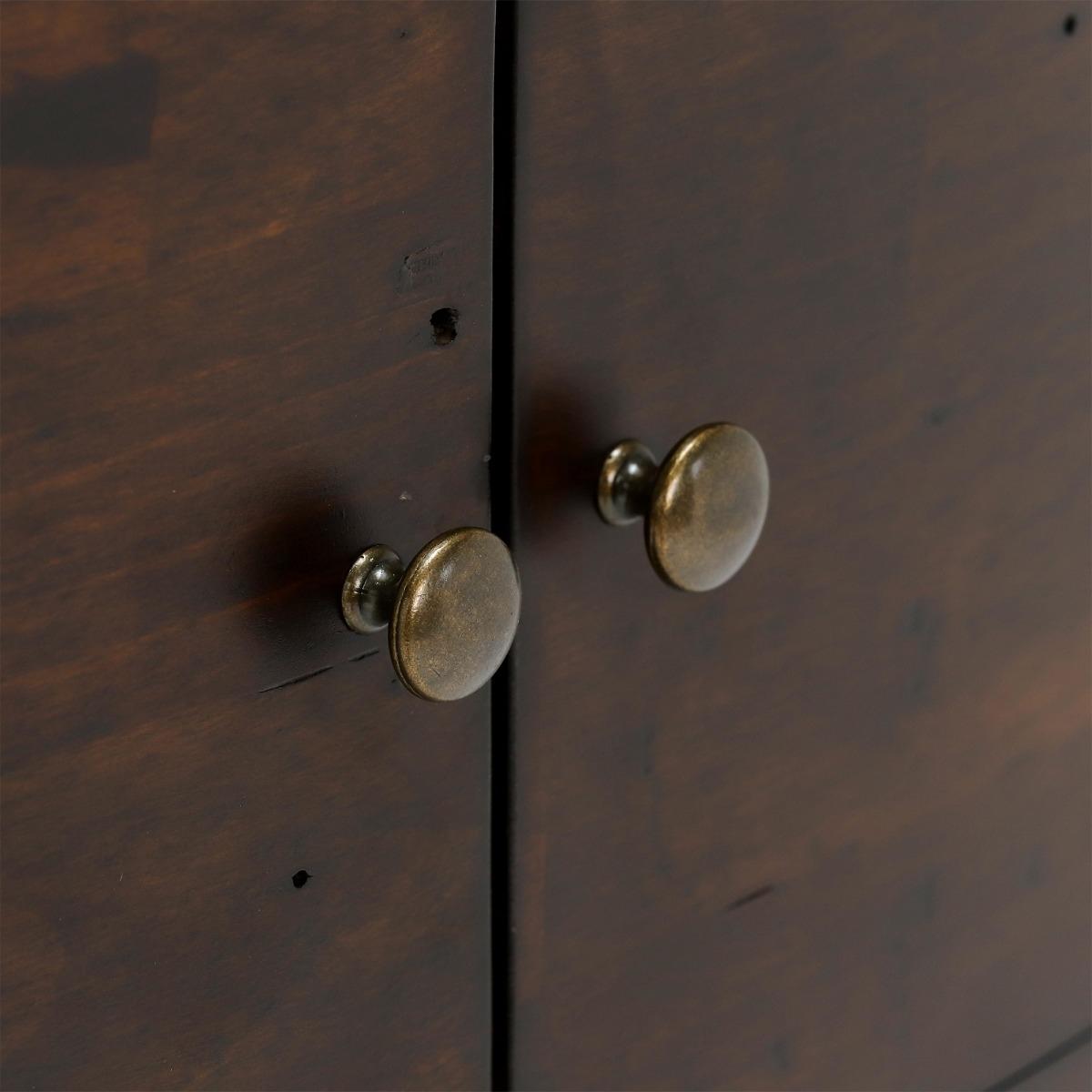 Navajos Reclaimed Wood Small Wardrobe, Brown | Barker & Stonehouse – image 7