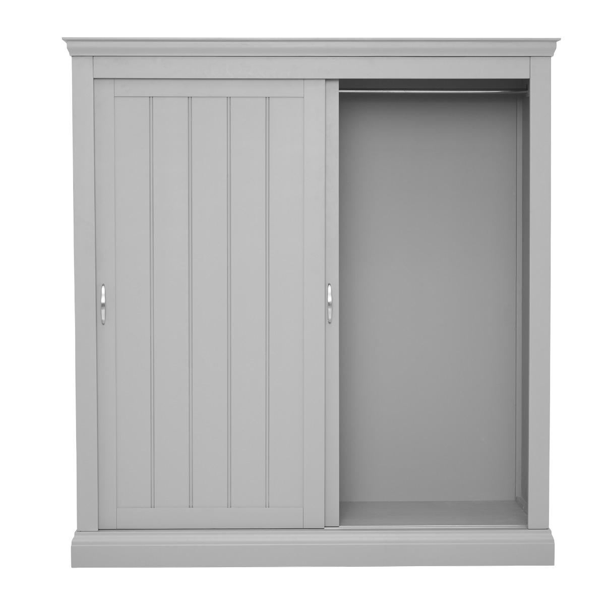 Helmsley 2 Door Sliding Wardrobe, Urban Grey – image 4