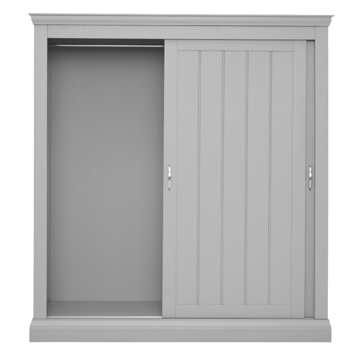 Helmsley 2 Door Sliding Wardrobe, Urban Grey – image 5