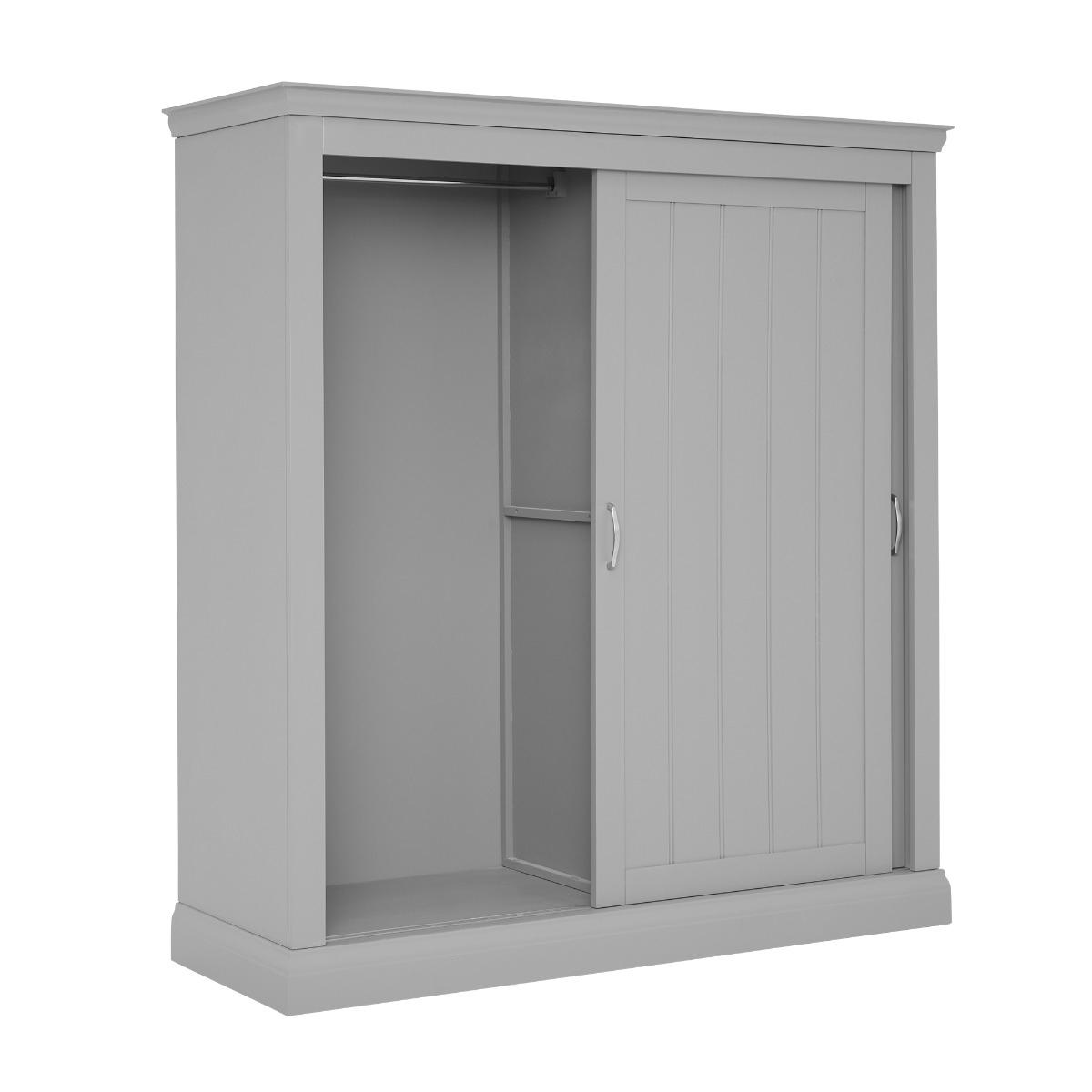 Helmsley 2 Door Sliding Wardrobe, Urban Grey – image 6