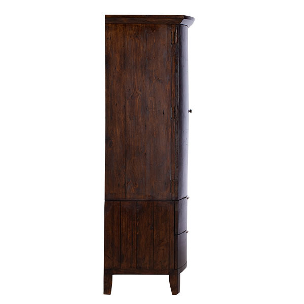 Navajos Reclaimed Wood Small Wardrobe, Chestnut – image 4