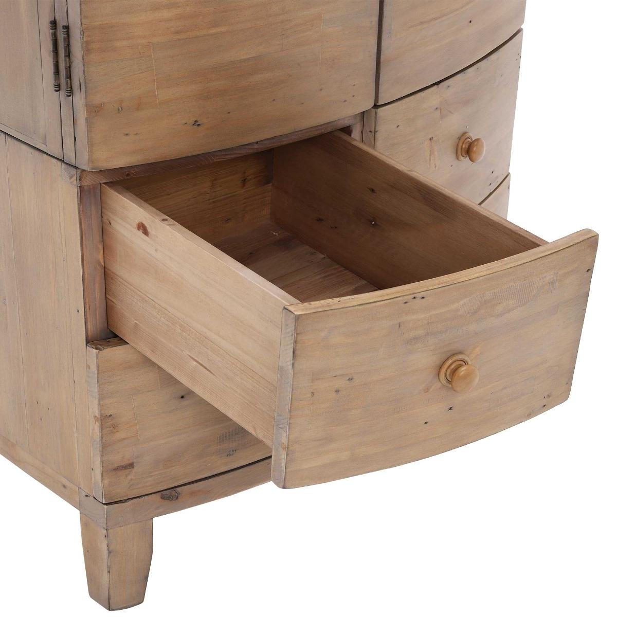 Lewes Reclaimed Wood Small Wardrobe, Brown | Barker & Stonehouse – image 5