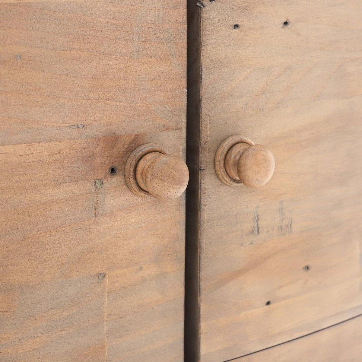 Lewes Reclaimed Wood Small Wardrobe, Brown | Barker & Stonehouse – image 7