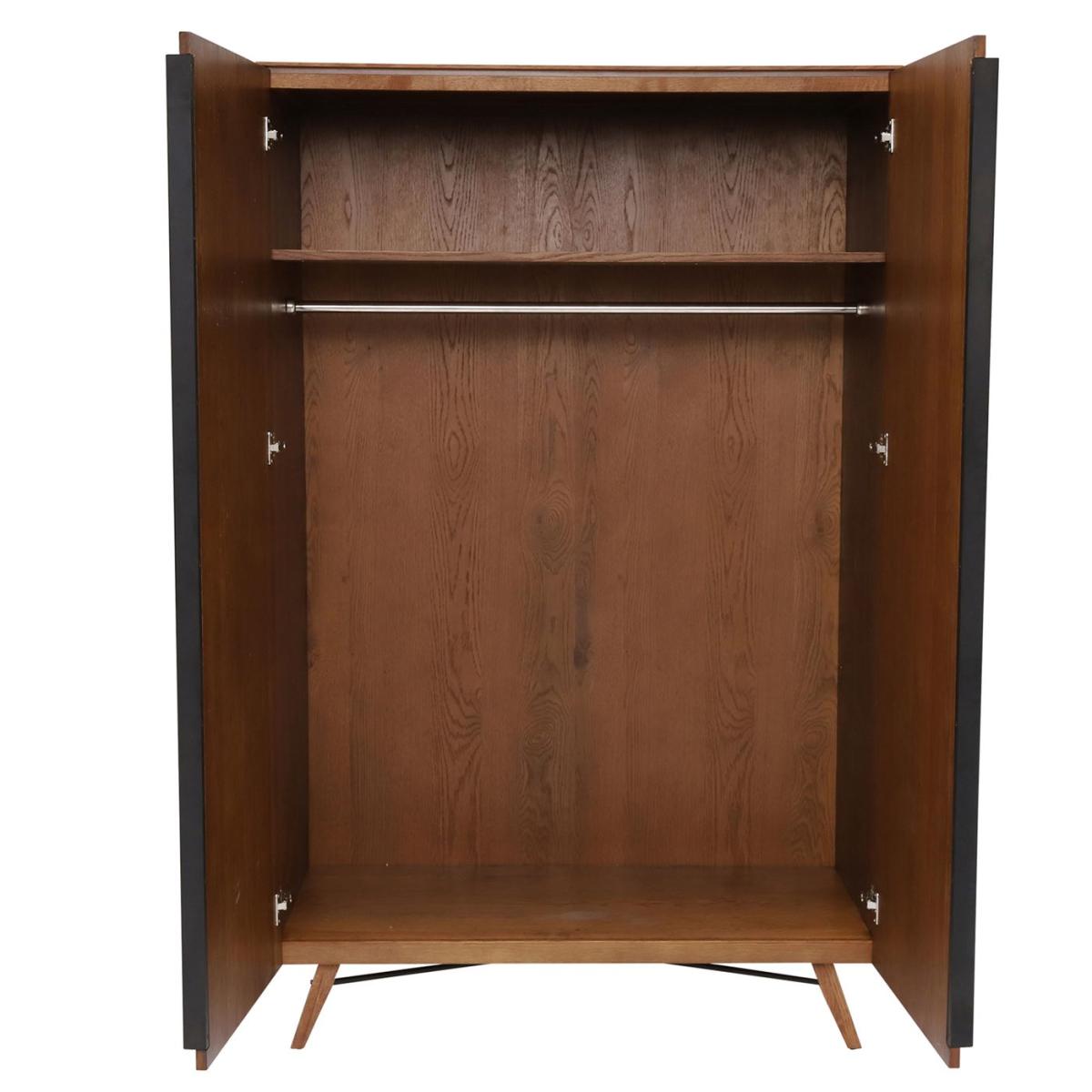 Legna Double Wardrobe, Brown Oak Wood | Barker & Stonehouse – image 3