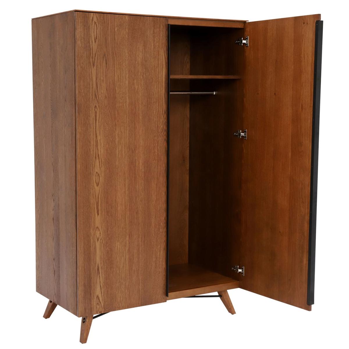 Legna Double Wardrobe, Brown Oak Wood | Barker & Stonehouse – image 4