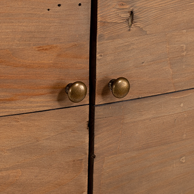 Rye Relcaimed Wood Large Double Wardrobe – image 5