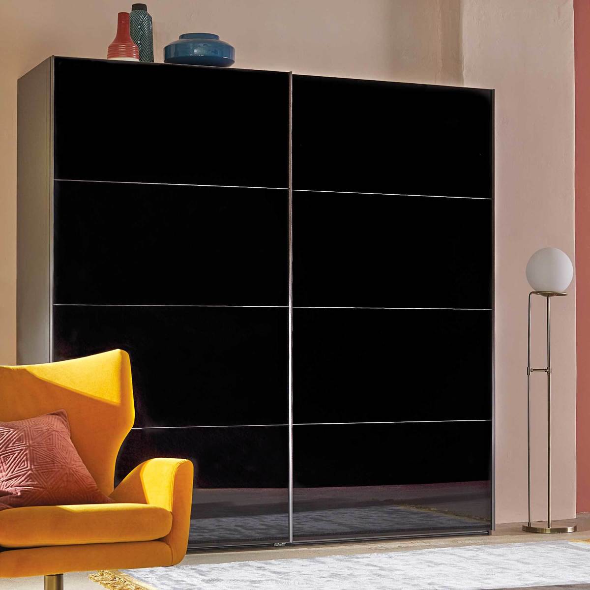 Atlanta Gliding 2 Door Wardrobe – image 2