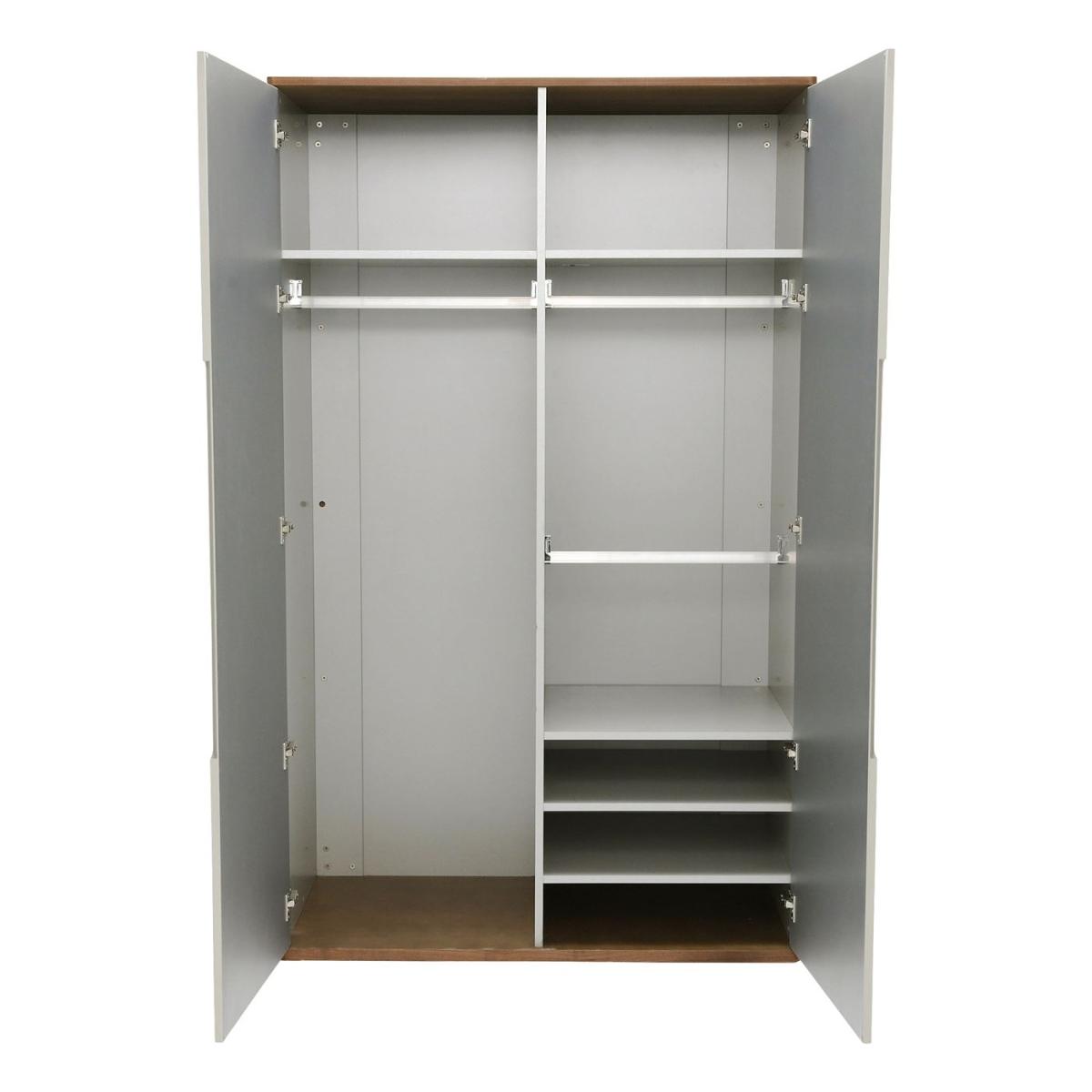 Vivika Double Wardrobe, Grey Wood | Barker & Stonehouse – image 3