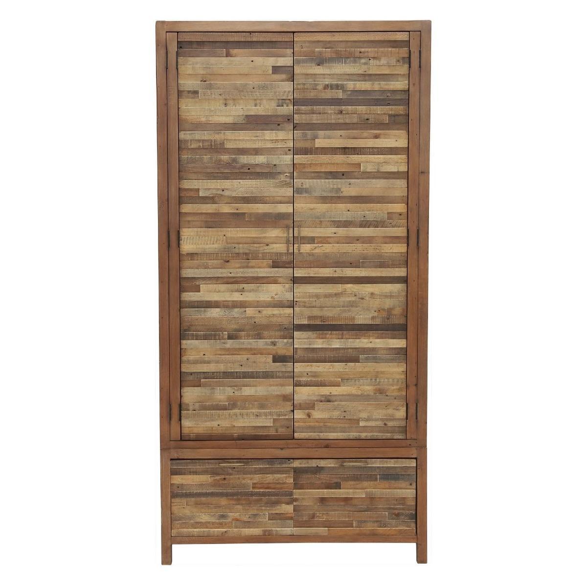 Charlie Reclaimed Wood 2 Door Wardrobe – image 3